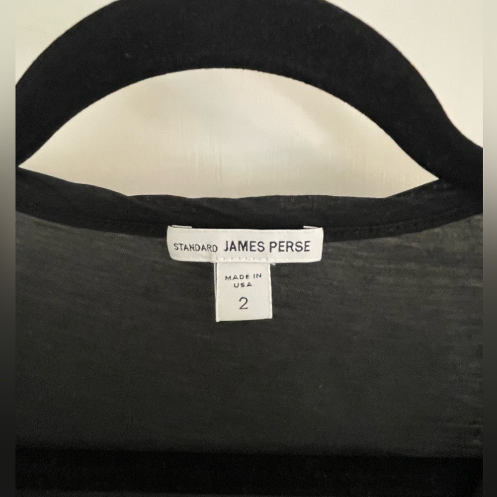 Black James Perse Cotton Dress
